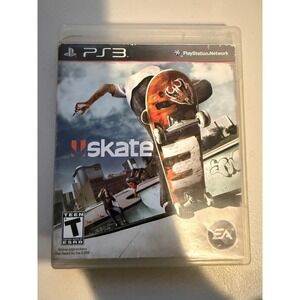 PS3 Skate 3 Sony Video Game EA Sports Skateboarding USED/OPEN 0144